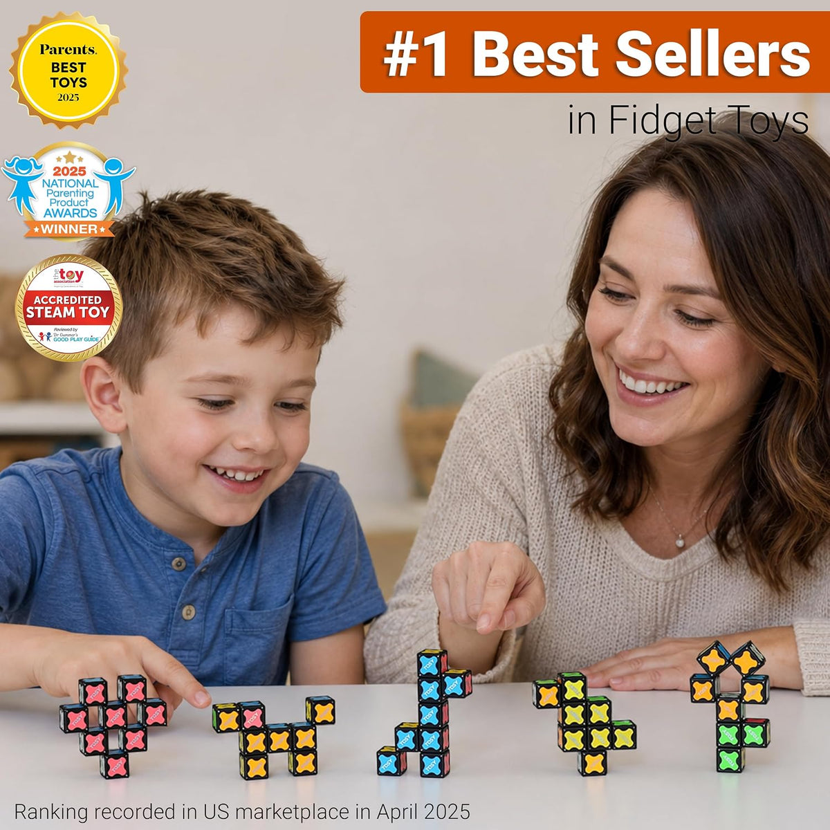 TOSY Magnet Cube 2x2, 8 Blocks, Glowing, UV Flashlight - Cube 2x2 (Single) - image 2