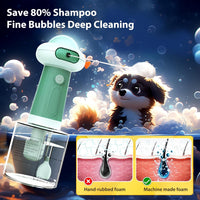 Electric Dog Shampoo Dispenser & Foam Sprayer - Green UFO - image 3