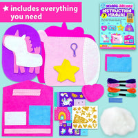 KRAFUN Mermaid Sea Animals Sewing Kit for Kids Age 6+ - My First Unicorn Sewing - image 2