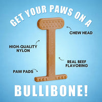 Bullibone Nylon Dog Chew Toy for Aggressive Chewers - Beef / XL - Single - image 3