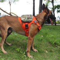Tactical Dog Harness for Large Dogs, Reflective No Pull Dog Vest - Large (Pack of 1) / Orange - image 3