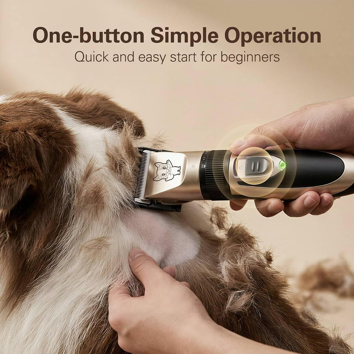 Highdas Dog Clippers for Grooming Low Noise - Grey - image 4
