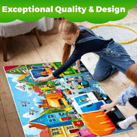 Giant Floor Puzzles for Kids Ages 4-6 - Garbage Trucks - image 4