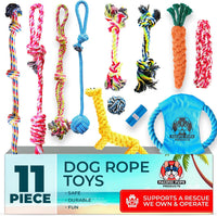 Pacific Pups Products Dog Rope Toys for Medium Dogs