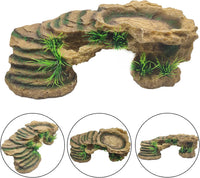 Turtle Basking Platform Rock Reptile Resting Terrace Resin Bearded - Small - image 3