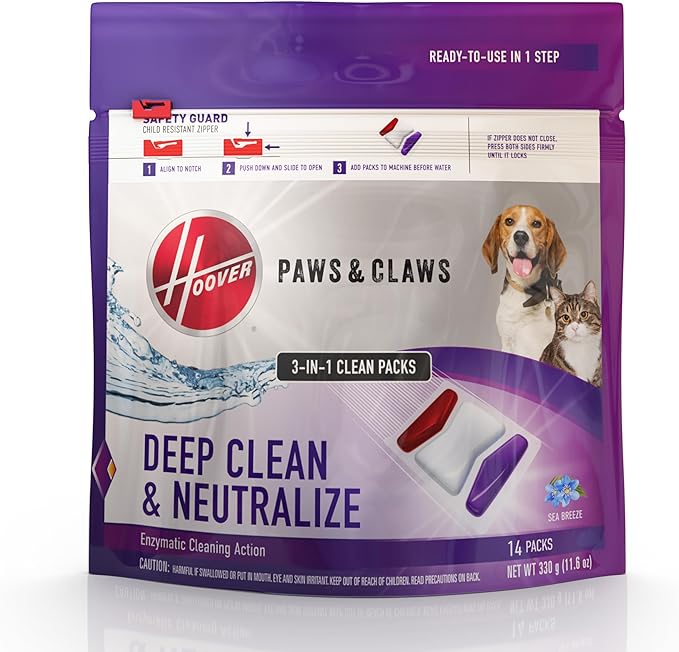 Hoover SmartWash Automatic Carpet Cleaner Machine, Deep Cleaning Carpet Shampooer Machine, Pair with a Hoover Cleaner Solution for a Bright, Refreshed Home