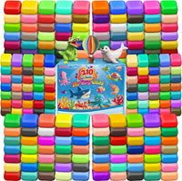 ESSENSON Air Dry Clay 150 Colors, Modeling Clay for Kids – Fun for Kids & Family - 210 Colors