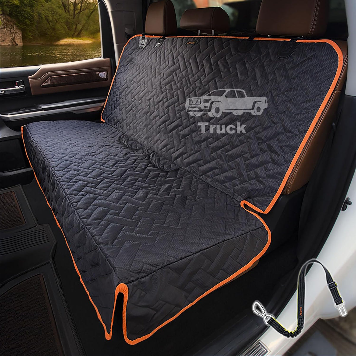 Heavy Duty Back Seat Cover for Truck - Regular for Truck