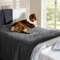Bedsure Waterproof Couch Cover for Sofa and Dogs Quick Drying - 52x82 inch / Charcoal - image 2