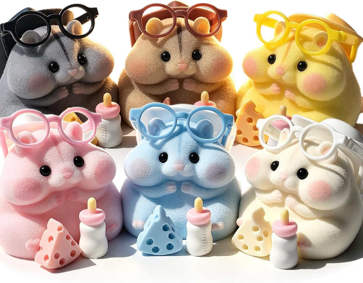 Handmade Hamster Squishy Toy - Family(6 Colours)