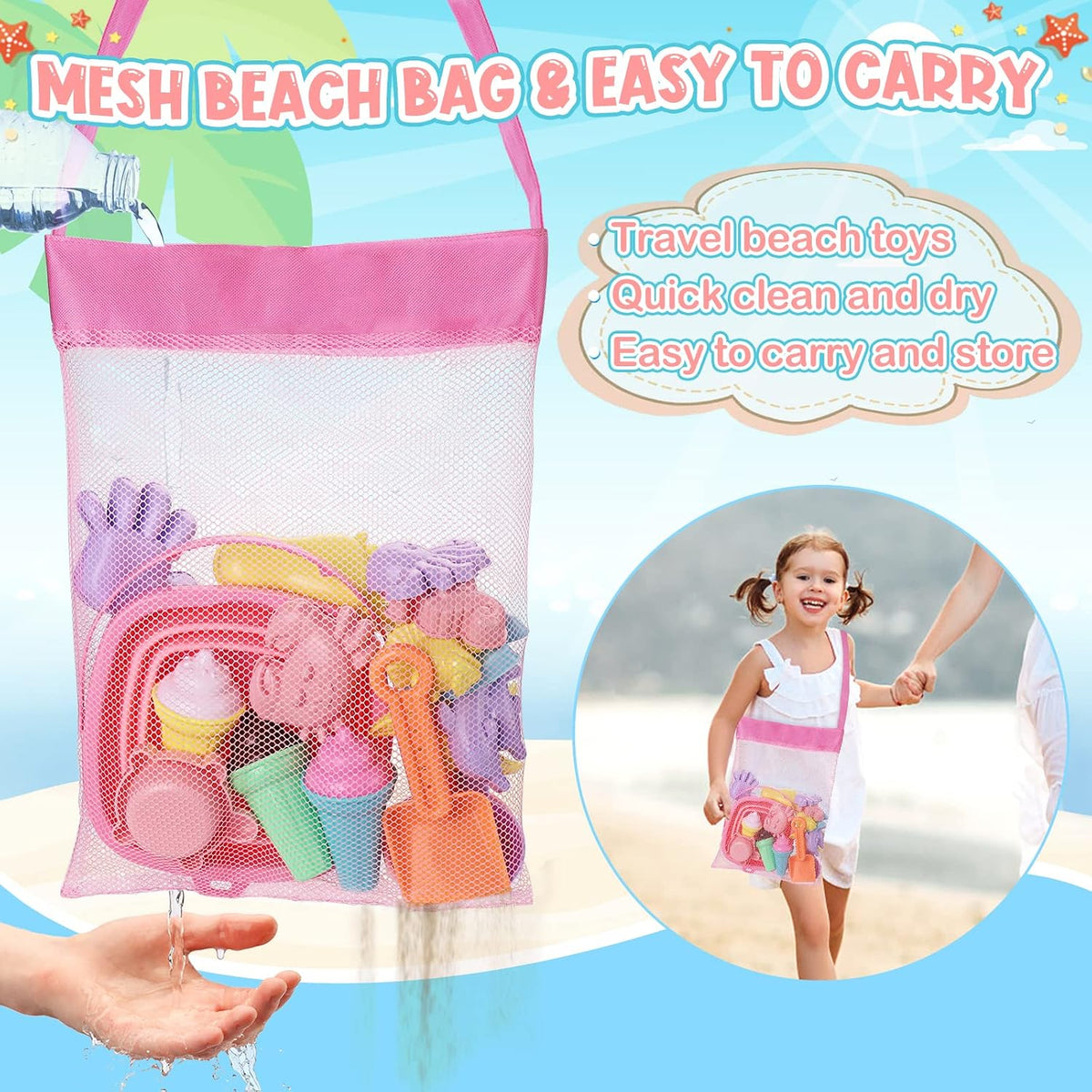 REZUCREY Beach Toys with Ice Cream - image 3