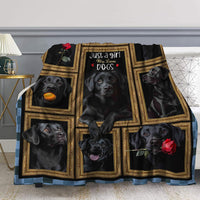 Levens Black Cat Blanket, Cozy Cats Blankets for Cat Lovers 60"x50" Soft Plush Black Cats Gifts - Dog Black / 50"x60"