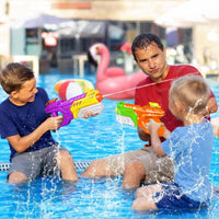 Quanquer 3 Pack Water Guns for Kids Adults - Orange Pink Purple - image 4