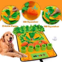 Pet Snuffle Mat for Dogs Sniff Mat Nosework Feeding Mat Slow Feeder - 31''x19'' - image 4