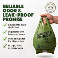 Doggy Do Good, Dog Poop Bags With Handles, Unscented - 30 Count (Pack of 3) - image 3