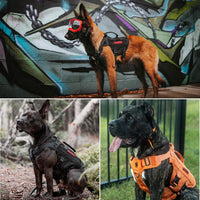 OneTigris No Pull Tactical Dog Harness for Medium Dogs - Grey / L - image 2