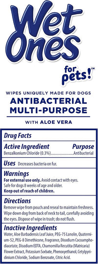 Wet Ones for Pets Antibacterial Dog Wipes - Tropical Splash / 100 Count (Pack of 12) - image 4