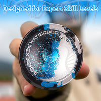 C130 YoYo Professional Responsive Yo yo Bearing for Kids Beginner - Black Blue Silver - image 4