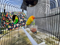 ShuRung Parrot Cockatiel Warm House Bird Nest Bed Winter Hanging - S - image 3