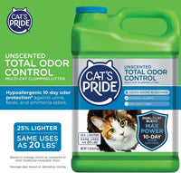 Cat's Pride Total Odor Control, Max Power - 15 pounds (Pack of 2) / Total Odor Control Unscented - image 2