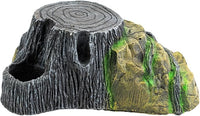Reptile Hide Cave - Naturalistic Terrarium Décor for Reptiles and Amphibians, Safe & Comfortable Hideout
