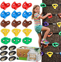 SEKKVY 18PCS Ninja Tree Climbing Kit - 15 Tree Holds