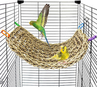 Bird Seagrass Mat 30 x 7 Inch Parrot Natural Seagrass Woven Net - 1Pc 16" × 7"
