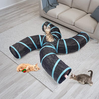 Bemodst Cat Tunnel for Indoor Cats - S-Type 4 Way - image 2