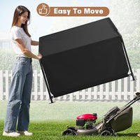 Dog Shade Shelter Outdoor 4'x4'x3' Tent for Large Medium Dogs, Outside Sun Rain Canopy Pet House for Cats Pigs Livestock with Waterproof Roof Ground Nails,Black