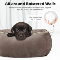 Rectangle Washable Orthopedic Dog Bed for Small - XL(35"x 25"x 9") / Dark Brown - image 2