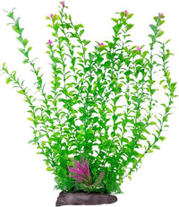 Hamiledyi Aquarium Plastic Plants Aquarium Decor Artificial Fish Tank Plants,Tall Fish Tank Decorations, Extra Large Aquarium Plant 20.4-inch Tall,1PCS