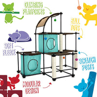 Kitty City Sleeper Cat Bed – Essentials for Cats - A) INDOOR MEGA KIT / 3 levels - image 4