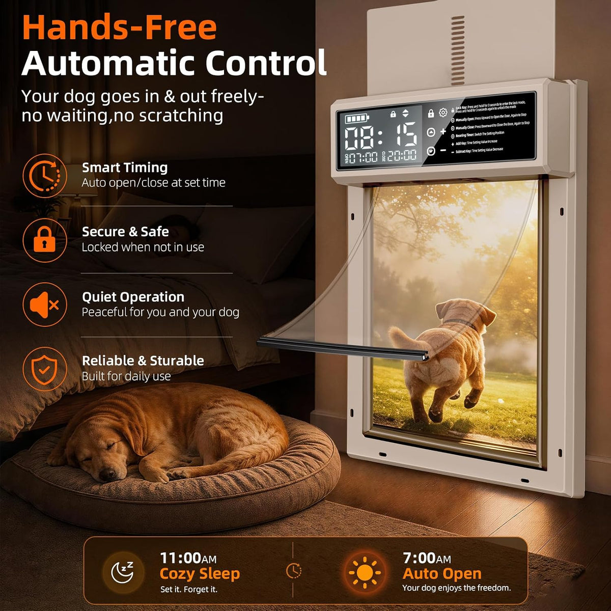 Automatic Dog Door with Timer - image 3