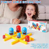 Tic Tac Toe Strategic Board Game for Kids and Family,Party Tabletop Games, Strategy Head to Head Games,Friendly Educational Board Game, Suitable Party 2 Players Toys (1PC)