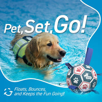 QDAN Dog Balls, Herding Balls for Dogs - Red-Blue / Large Size 3 (8 Inch) - image 4