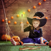Zonon 12 witch broom pencils for Halloween party favors - view 4