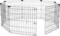 Amazon Basics Portable Foldable Octagonal Metal Exercise Dog Playpen - Without door / 24"H