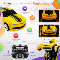 Kids Transforming Robot RC Sport Car Toys Boys 8-13 Remote Control - image 2