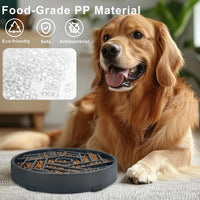 TOBYTO Slow Feeder Dog Bowls Large Medium Breed - Gray - image 2