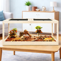 PROLEE 82 Gallon Bearded Dragon Tank - Oak / 82 Gallon (48x19.5x19.5 Inch) - image 2