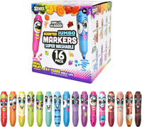 Scentos 16 pack jumbo scented markers for kids in fruit colors - view 2