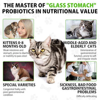 Cat Constipation Relief, Constipation Relief for Cat, Cat Laxative Constipation Relief, 100% Natural Cat Laxative with 6 Probiotics Cat Stool Softener, Promotes Digestive Health - 2 fl oz