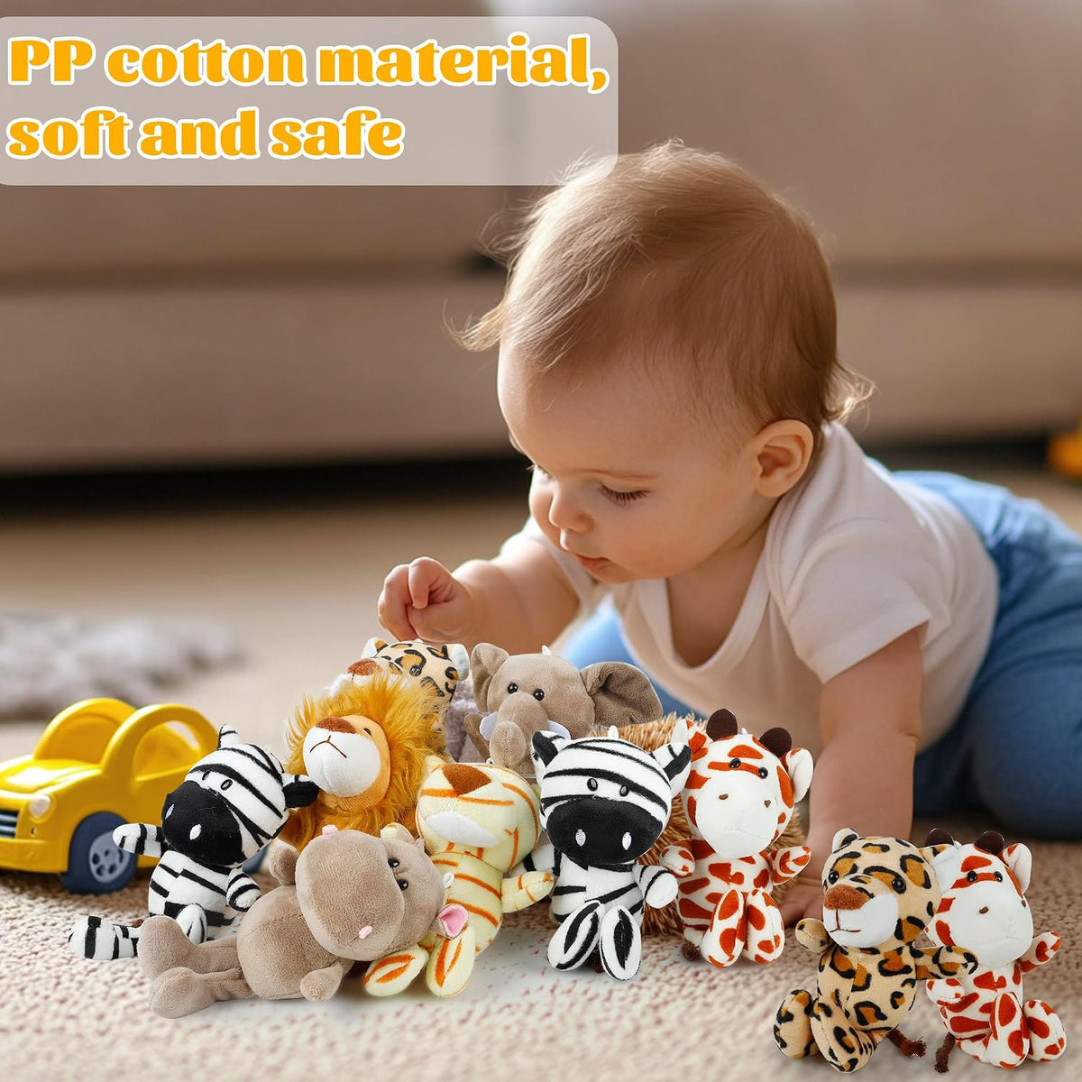 12 Pack Small Stuffed Animals Bulk - Standing 12 pcs - image 3