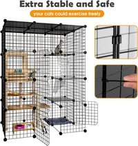 Cat Large Enclosure, DIY Catio Ideal for 1-3 Cats - 41.0"L x 28.0"W x 55.0"H - image 3
