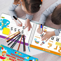 ABERLLS preschool workbook for ages 3-5 with ABC, number and tracing activities - view 3