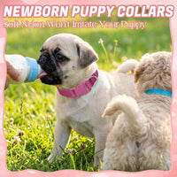 12 Pack Puppy Collars for Litter, Adjustable Puppy ID Collars – Essentials for Small Pets - S / Solid Color - image 3