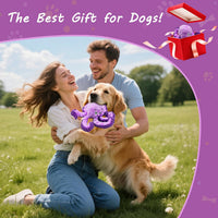 Squeaky Dog Toys, Stuffed Large Dog Toys to Keep Them Busy - Purple - image 3