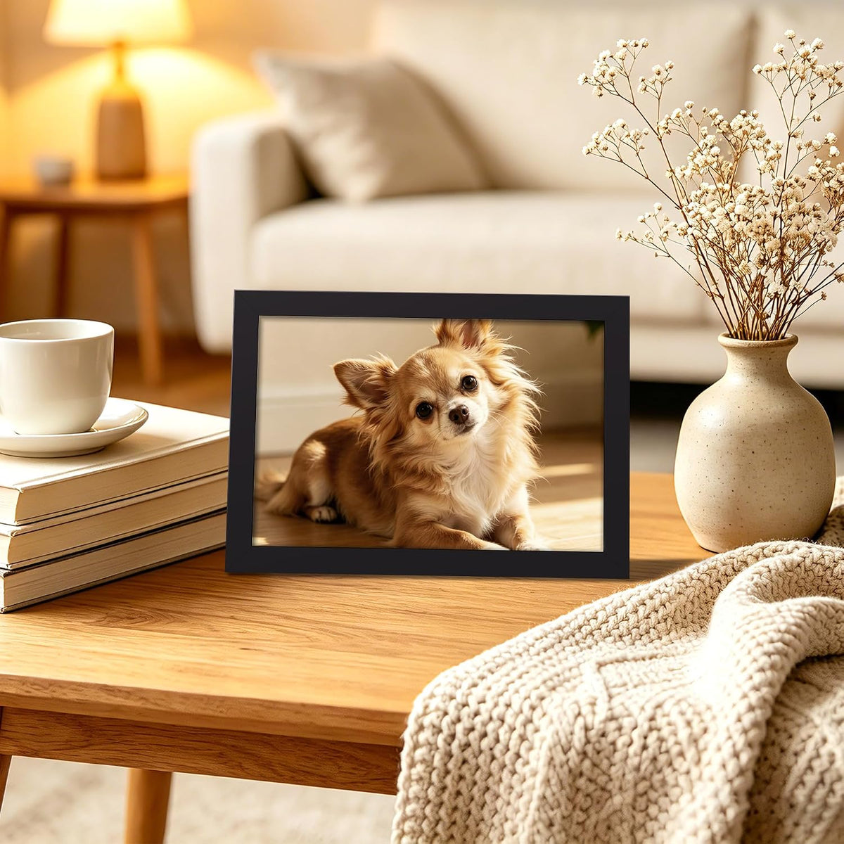 upsimples 50x70cm Puzzle Frame, Wall Decor Frames - Black / 6x9 - image 2