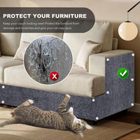 Self-Adhesive Cat Scratching Mat - Dark Grey / 78.7"X15.8" - image 2