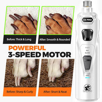 Whisper Quiet Dog Nail Grinder Safe & Stress-Free for Sensitive Dogs - White - image 3
